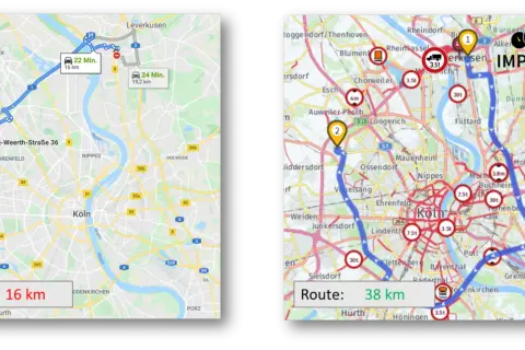 Google Maps dla ciężarówek? Dlaczego to błąd i co wybrać?