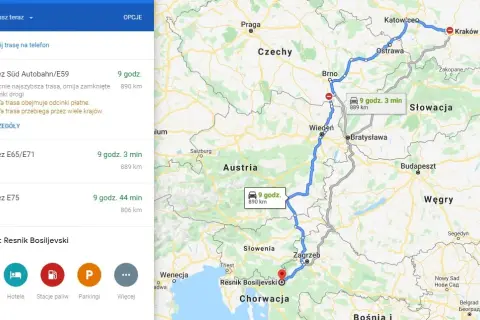 Makarska: Trasa idealna? Austria czy Węgry porównaj i oszczędź!