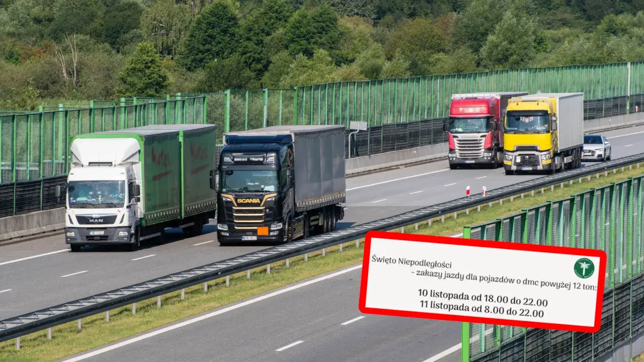 11 listopada: Zakaz ruchu ciężarówek? Poznaj zasady i uniknij kar!
