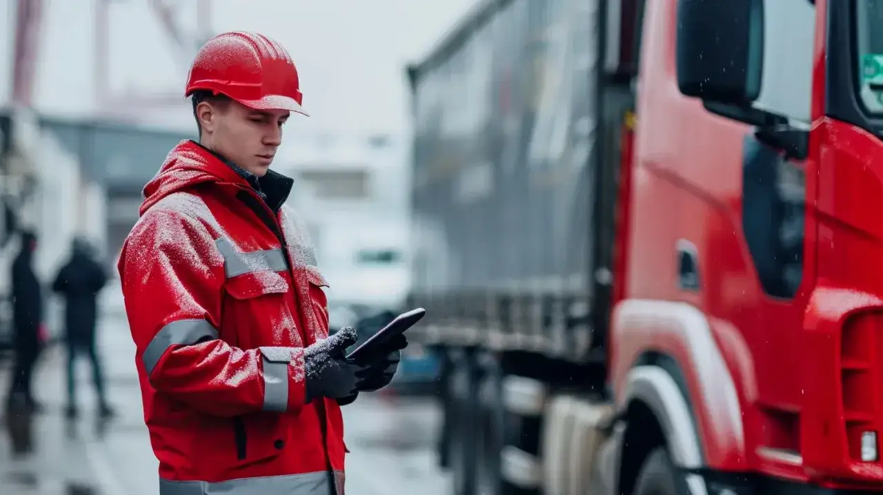 spedytor w pracy, logistyka transport, biuro transportowe
