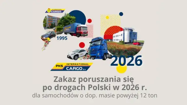 Kalendarz zakazów ciężarówek 2026 Polska
