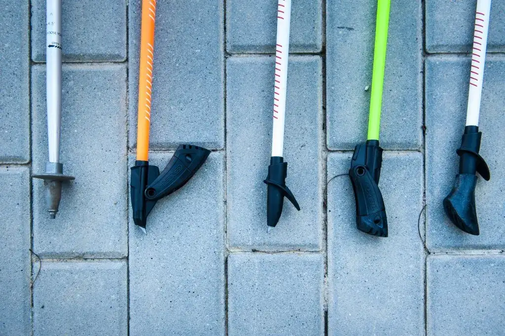 rodzaje końcówek do kijków trekkingowych nordic walking asfalt