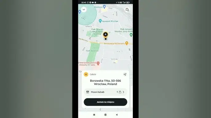 aplikacja Glovo Couriers ekran