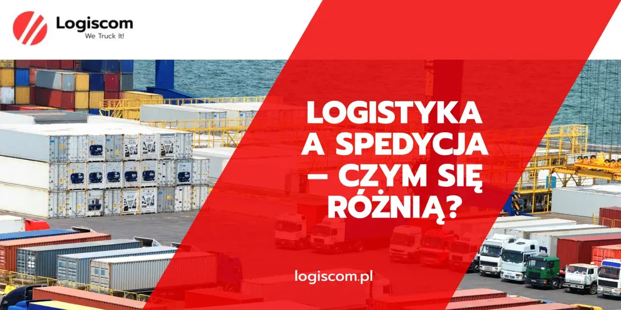 Różnice spedycja transport logistyka infografika