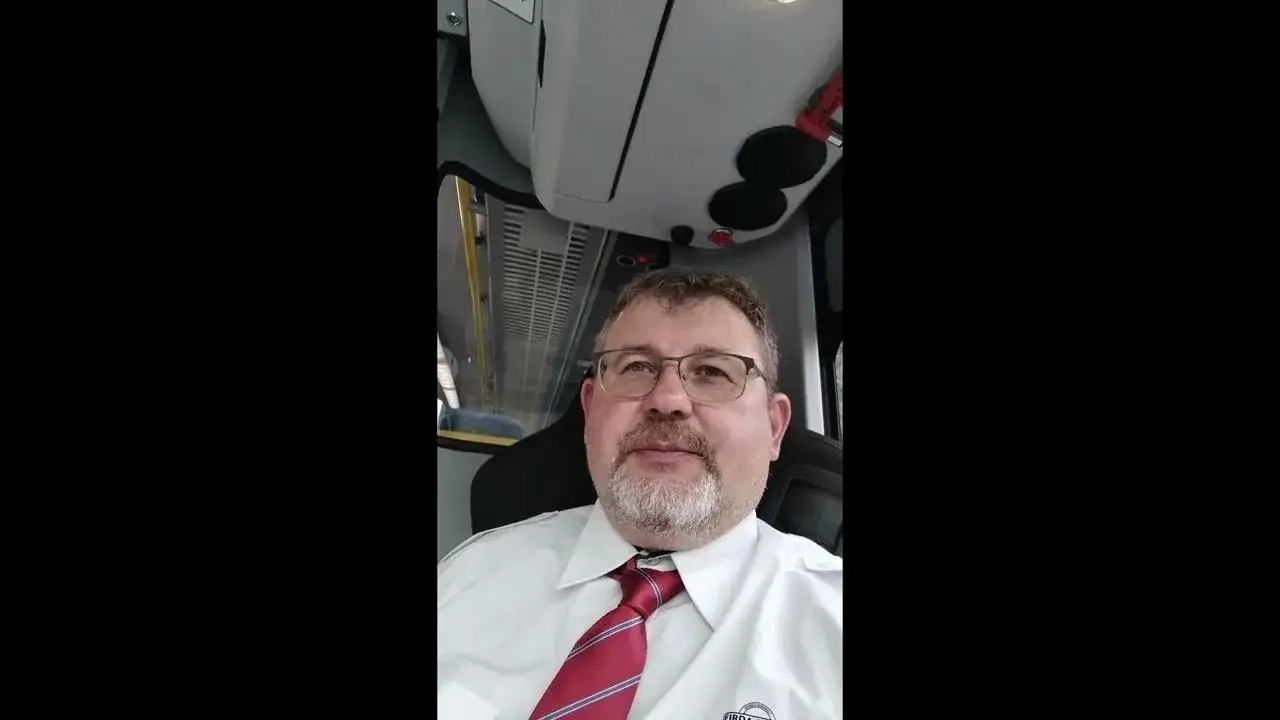Kierowca autobusu w Niemczech i Norwegii
