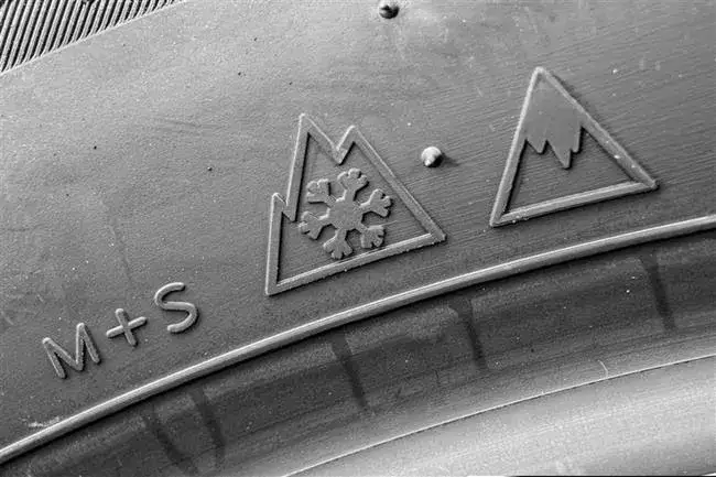 Opony zimowe symbol 3PMSF